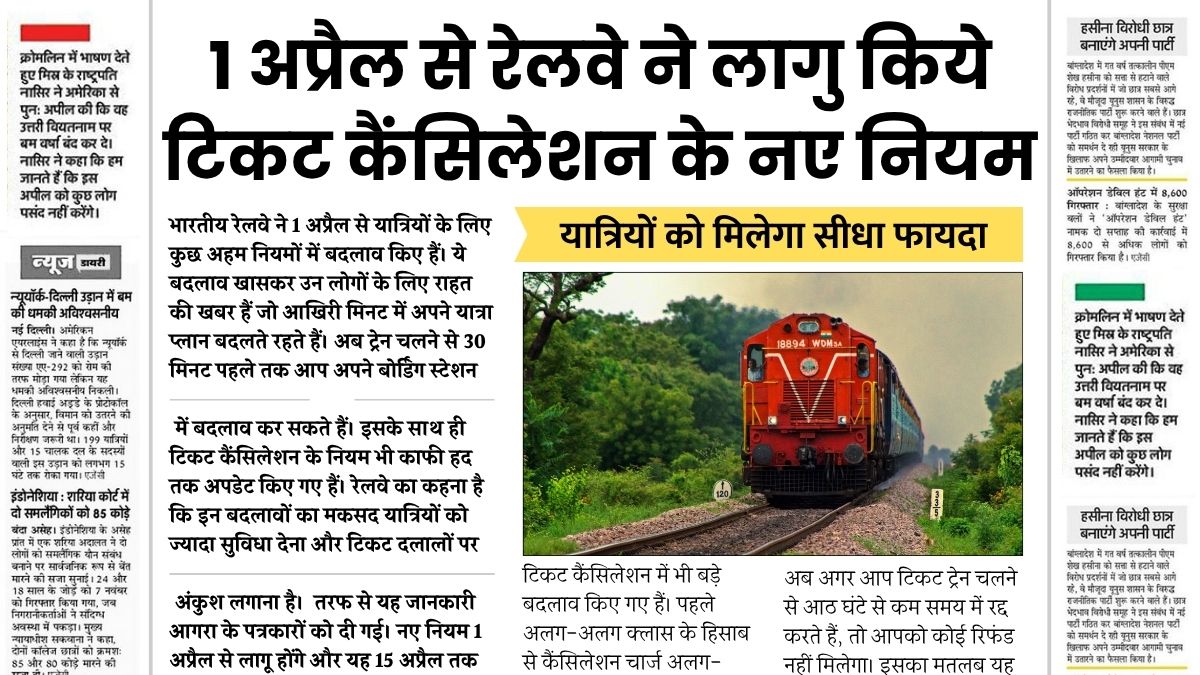 Indian Railway New Rules